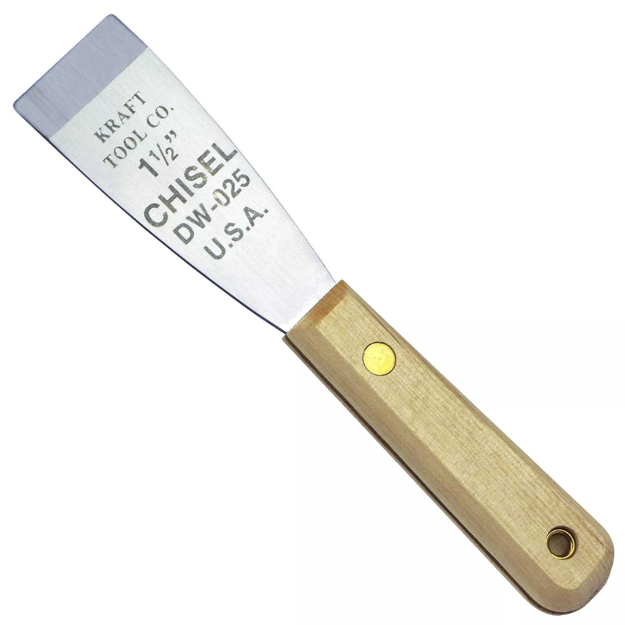 1-1-2-heavy-stainless-steel-chisel-scraper 1-1/2" Heavy Stainless Steel "Chisel" Scraper