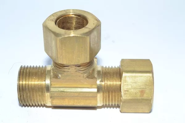1-2-brass-coupling-fitting-t-fitting-3-way 1/2'' Brass Coupling Fitting T-Fitting 3 Way