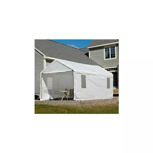 10x20-canopy-enclosure-kit-white-w-windows-1-3-8-frame 10x20 Canopy Enclosure Kit - White w/Windows for 1-3/8" Frame