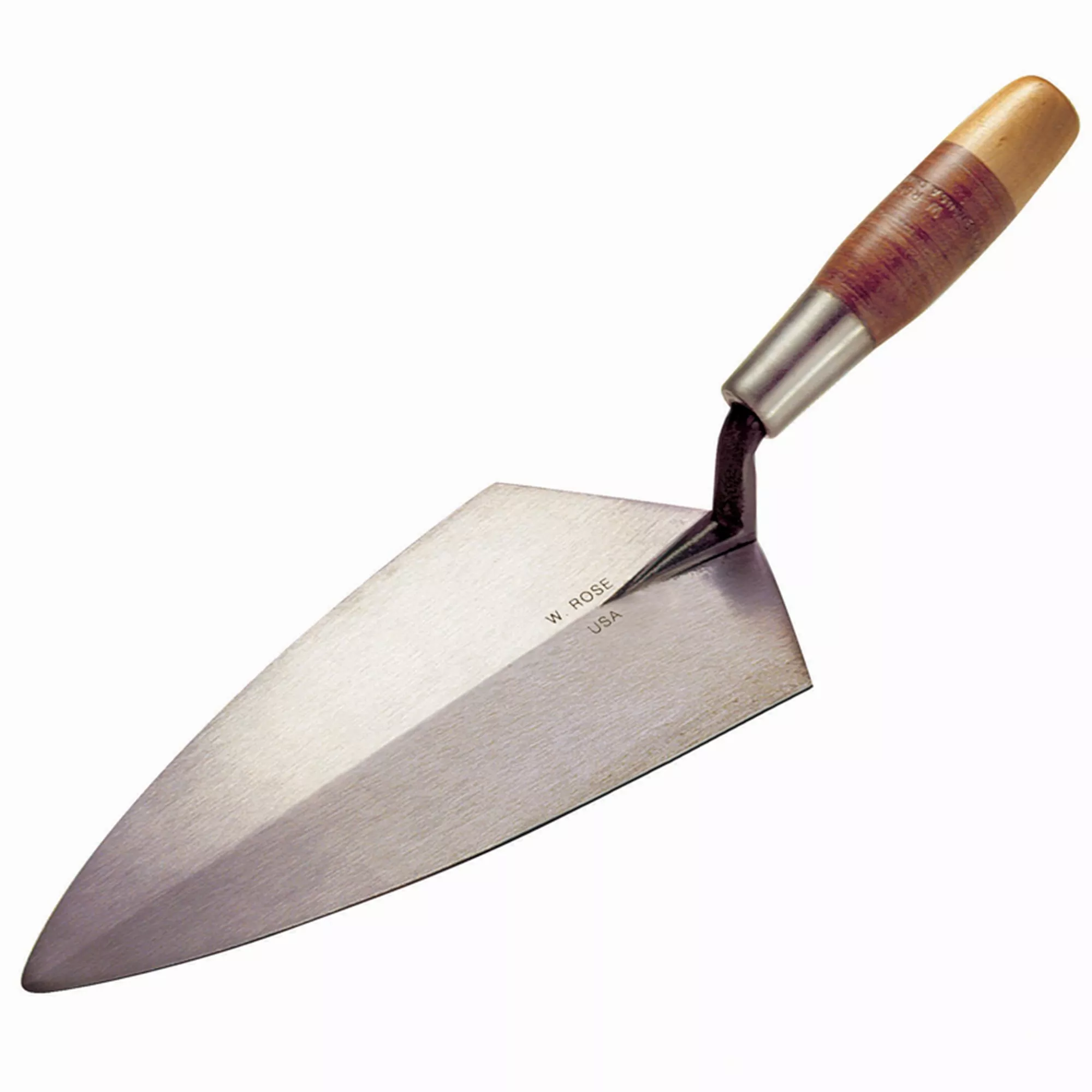 11-1-2-philadelphia-brick-trowel-with-leather-handle 11-1/2” Philadelphia Brick Trowel with Leather Handle