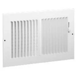 14-x-6-inch-2-way-white-ceiling-or-sidewall-diffuser 14 x 6-Inch 2-Way White Ceiling or Sidewall Diffuser