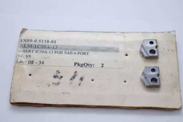 2-new-allied-machine-engineering-1c50a-13-spade-drill-insert-sae-6-port (2) NEW Allied Machine & Engineering 1C50A-13 Spade Drill Insert SAE-6 Port