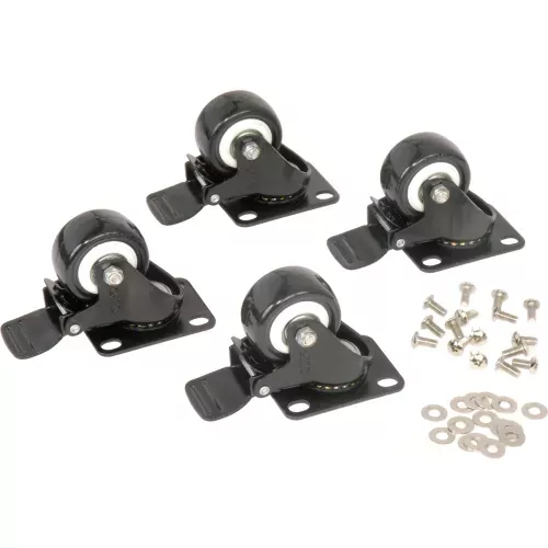 2-swivel-locking-caster-kit-global-industrial-network-data-rack-enclosure-cabine 2" Swivel Locking Caster Kit, For Global Industrial Network Data Rack Enclosure Cabinet