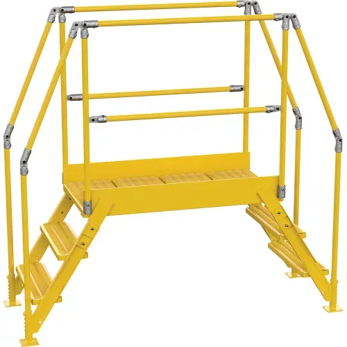 3-step-cross-over-ladder-78-1-2-l 3 Step Cross-Over Ladder - 78-1/2"L
