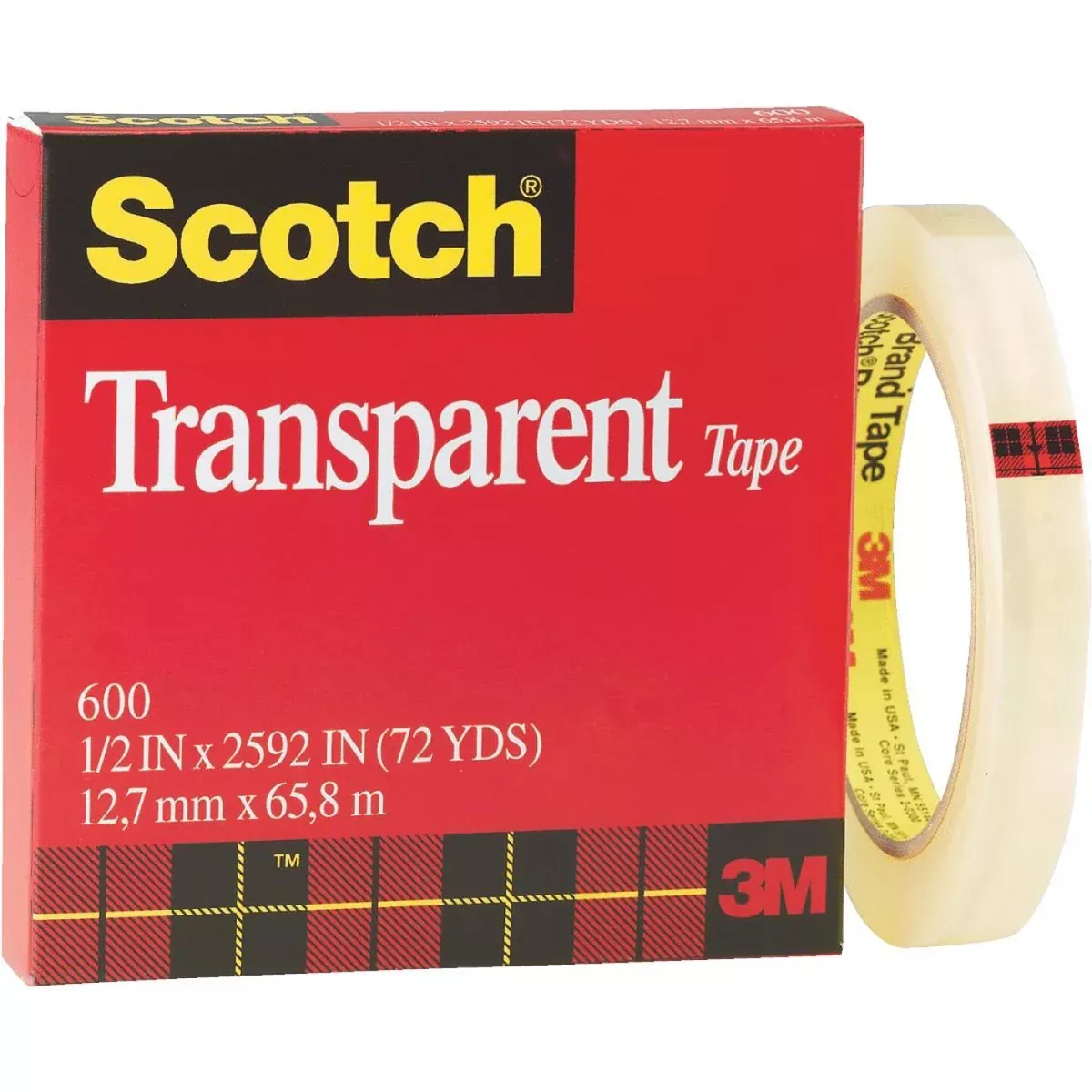 3m-scotch-1-2-in-x-72-yd-transparent-tape-refill 3M Scotch 1/2 In. x 72 Yd. Transparent Tape Refill