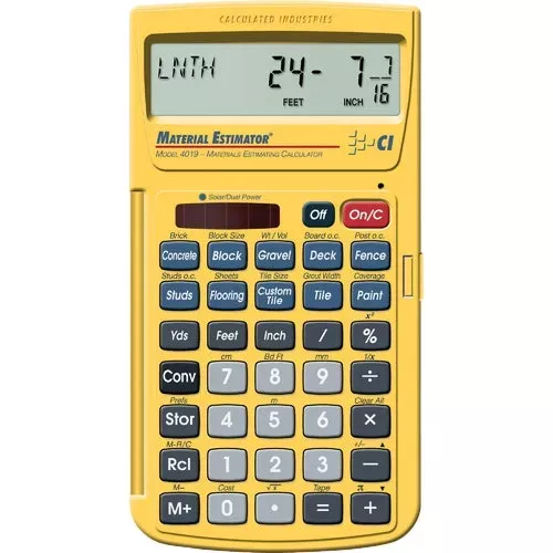 4019-calculated-industries-material-estimator-project-calculator 4019 Calculated Industries Material Estimator Project Calculator