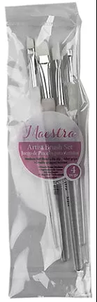 4044 ARTIST BRUSH SET WTT TAKLON 4PC