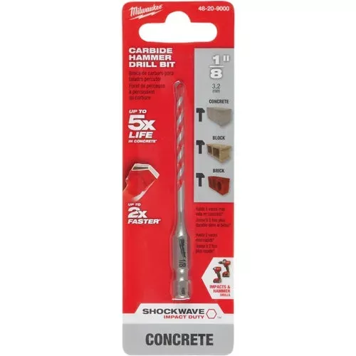 48-20-9162-milwaukee-shockwave-carbide-masonry-drill-bit 48-20-9162 Milwaukee Shockwave Carbide Masonry Drill Bit