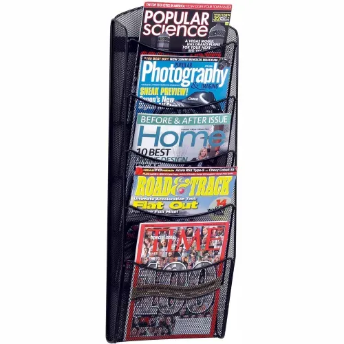5-pocket-onyx-magazine-rack 5 Pocket Onyx Magazine Rack