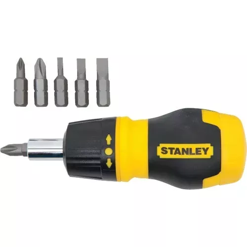 66-358-stanley-stubby-ratcheting-screwdriver 66-358 Stanley Stubby Ratcheting Screwdriver