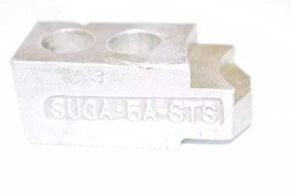 Abbott SUGA-5A-STS Soft Chuck Jaw, 2-1/2'' x 1-1/8'', Serrated