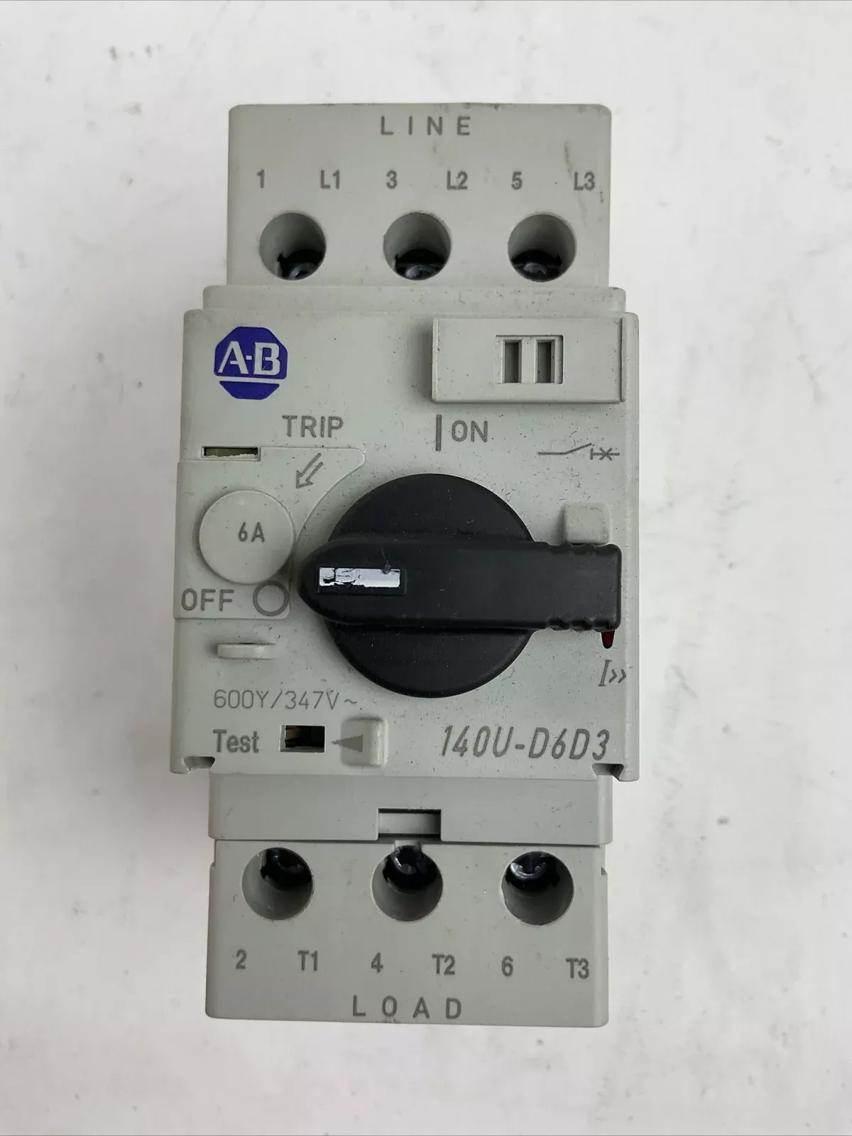 allen-bradley-140u-d6d3-b60-motor-protector-ser-b-6a-600y-347vac ALLEN BRADLEY 140U-D6D3-B60 MOTOR PROTECTOR SER B 6A 600Y/347VAC