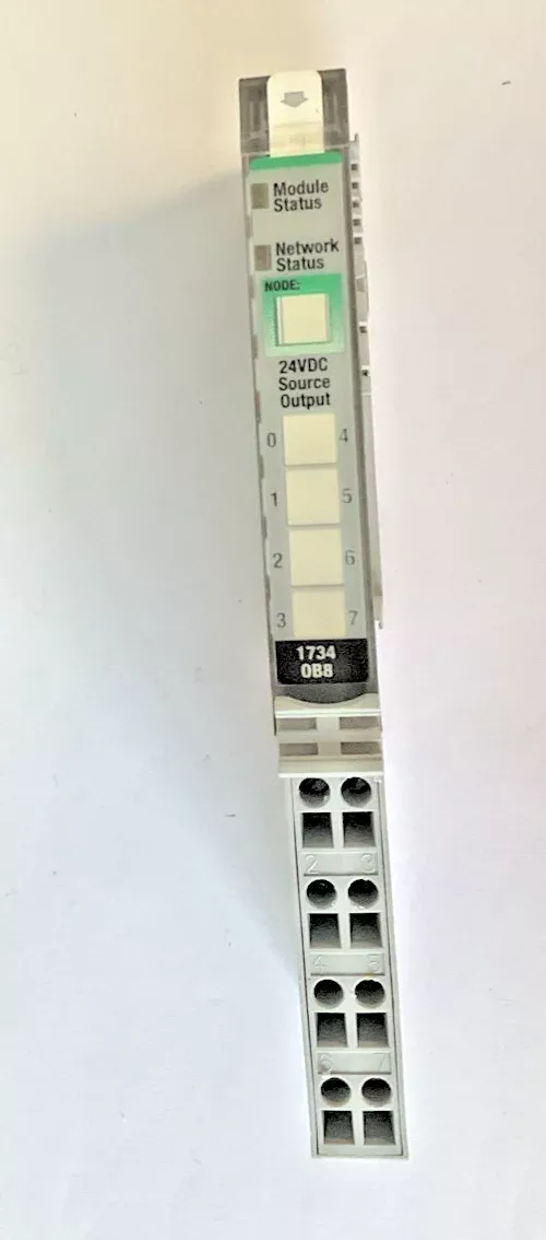 allen-bradley-1734-mb-plc-module-w-1734-rtb-term-block-1734-ob8-output-module ALLEN BRADLEY 1734-MB PLC MODULE W/ 1734-RTB TERM.BLOCK, 1734-OB8 OUTPUT MODULE