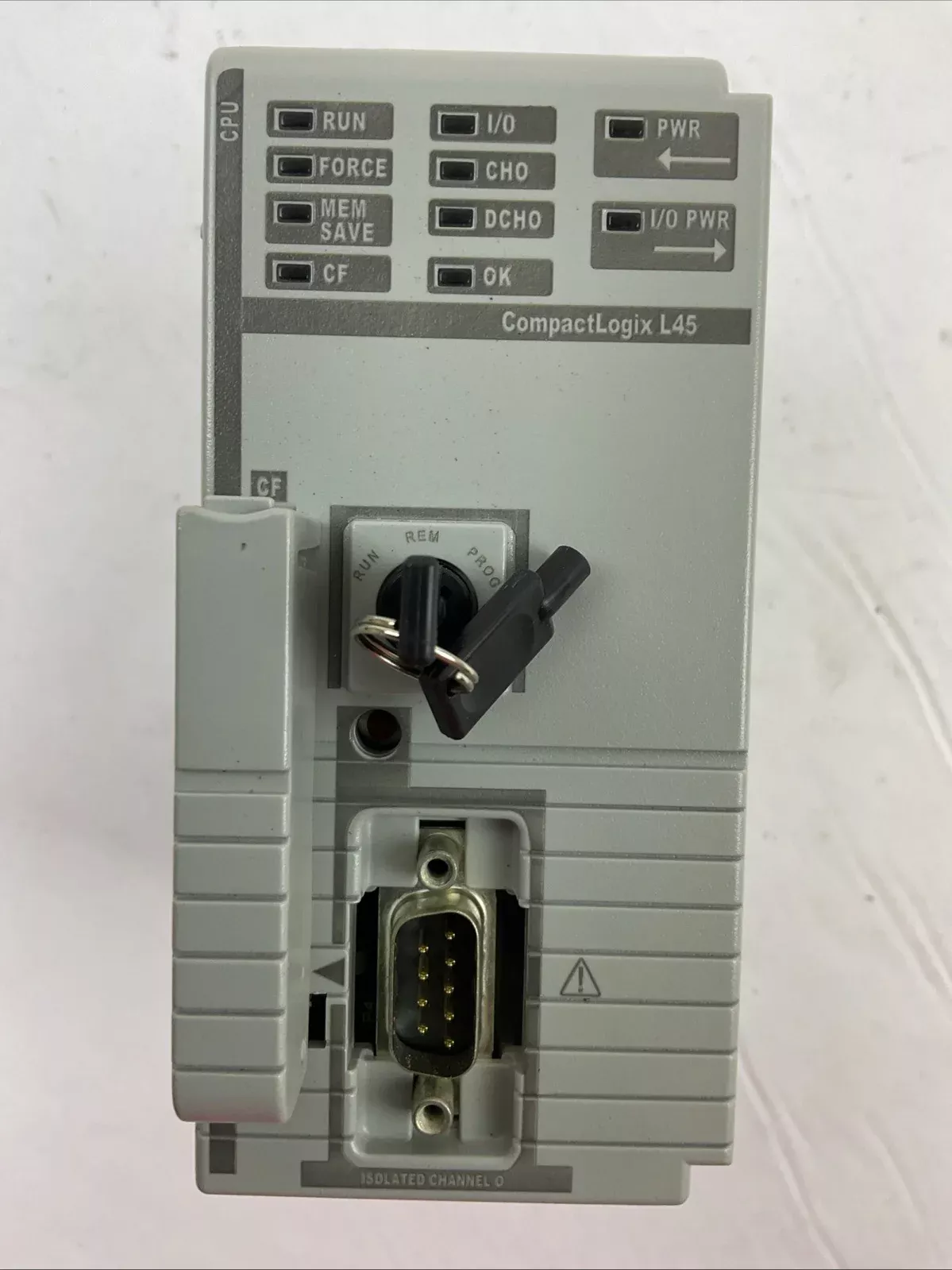 ALLEN BRADLEY 1768-L45 SER C F/W 1.05 COMPACTLOGIX L45 3MB MEMORY CONTROLLER