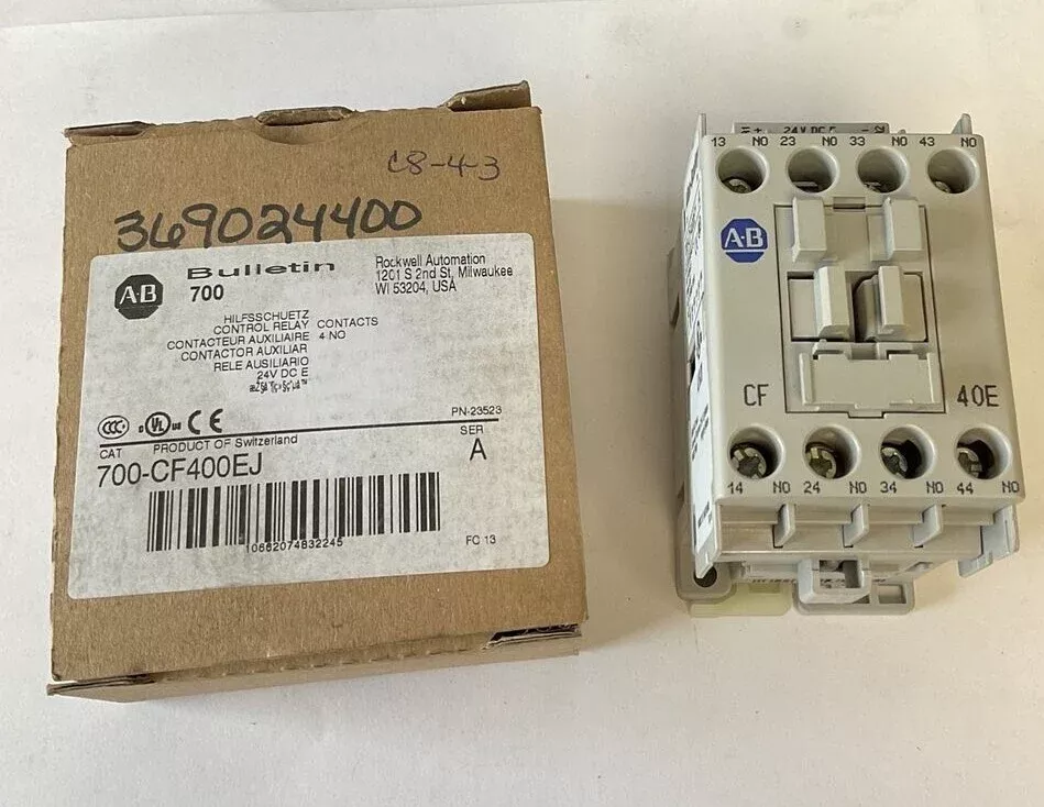 allen-bradley-700-cf400ej-contactor-ser-24vdc ALLEN BRADLEY 700-CF400EJ CONTACTOR SER.A 24VDC