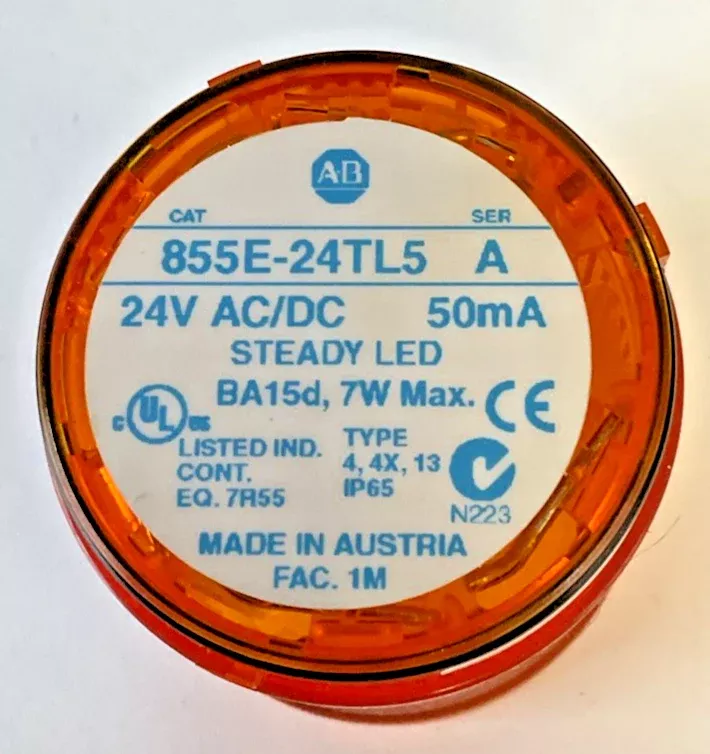 ALLEN BRADLEY 855E-24TL5 STEADY LED 7W SER.A