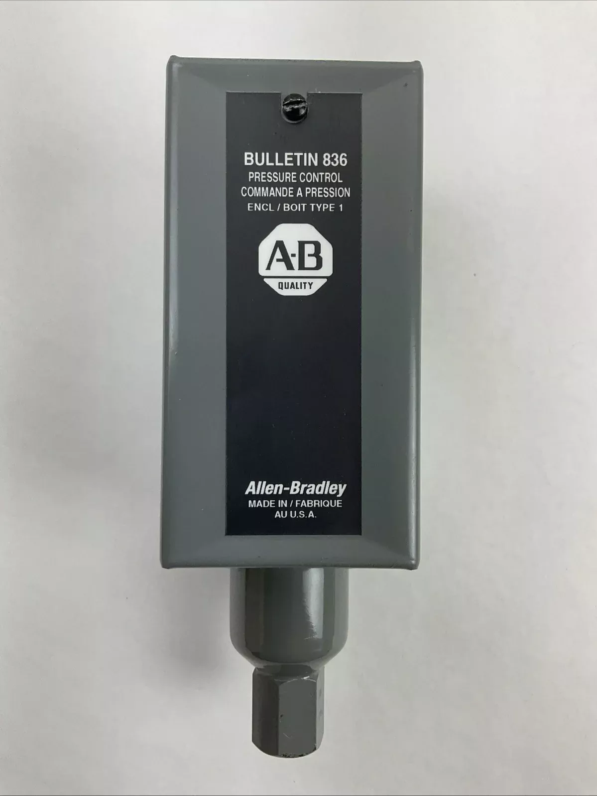 ALLEN BRADLEY K00715715E PRESSURE CONTROL SWITCH