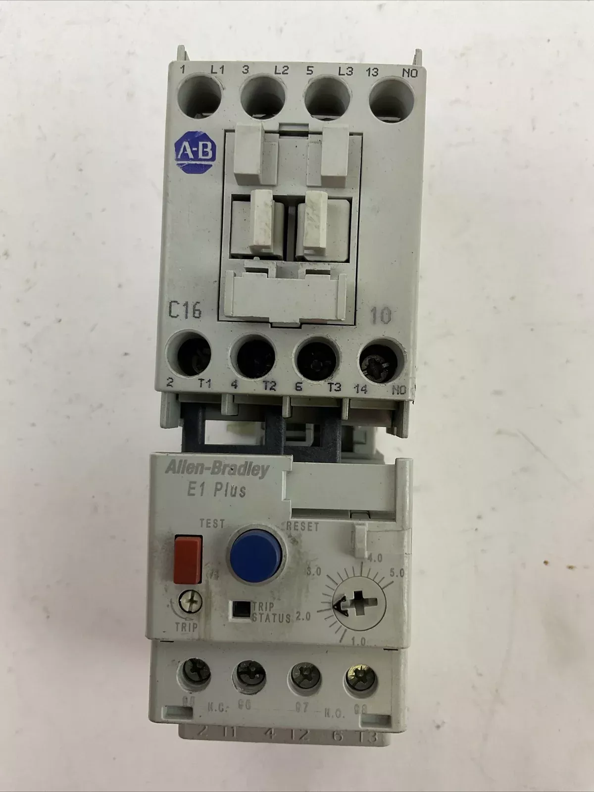allen-bradley-starter-100-c16-10-ser-b-coil-120v-193-eecb-ser-c-1-0-5-0a ALLEN BRADLEY STARTER (100-C16*10 SER B COIL 120V + 193-EECB SER C 1.0-5.0A)