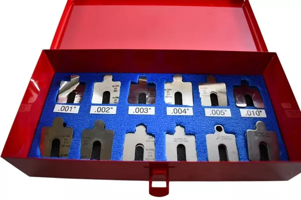 aloma-shim-set-001-101-thickness-3-8-diameter Aloma Shim Set .001''-.101'' Thickness 3/8'' Diameter