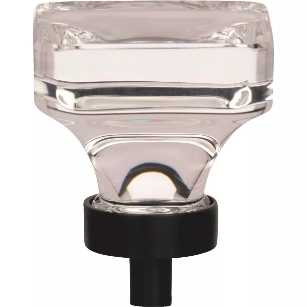 amerock-glacio-in-clear-black-bronze-cabinet-knob Amerock Glacio In. Clear/Black Bronze Cabinet Knob