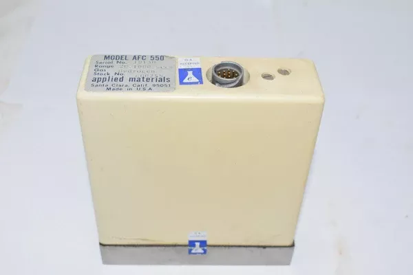 Applied Materials AFC-550 Mass Flow Controller Gas Hydrogen 20-1000 sccm