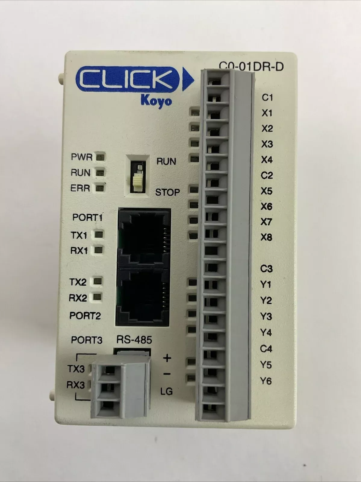 AUTOMATIONDIRECT C0-01DR-D I/O MODULE INPUT 24VDC OUTPUT 250VAC 30VDC CLICK KOYO