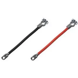 Battery Cable, Top Post, 2 AWG, Red, 25-In.