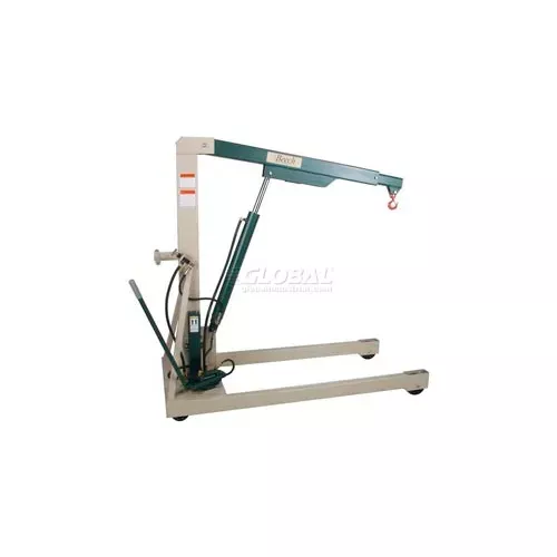 Beech Engineering Premium Hydraulic Floor Crane 3000 Lb. Capacity