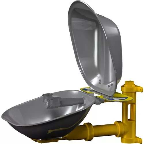bradley-eyewash-ss-bowl-dust-cover-s19224dc Bradley Eyewash, SS Bowl & Dust Cover - S19224DC