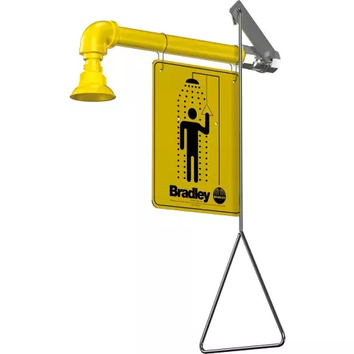 bradley-shower-horizontal-supply-plastic-showerhead-s19-120 Bradley Shower, Horizontal Supply, Plastic Showerhead, S19-120