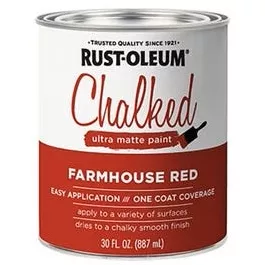 chalked-ultra-matte-paint-farmhouse-red-30-oz Chalked Ultra Matte Paint, Farmhouse Red, 30-oz.