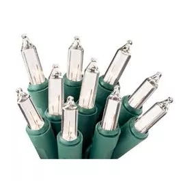 christmas-string-to-string-light-set-clear-green-wire-100-ct Christmas String to String Light Set, Clear/Green Wire, 100-Ct.