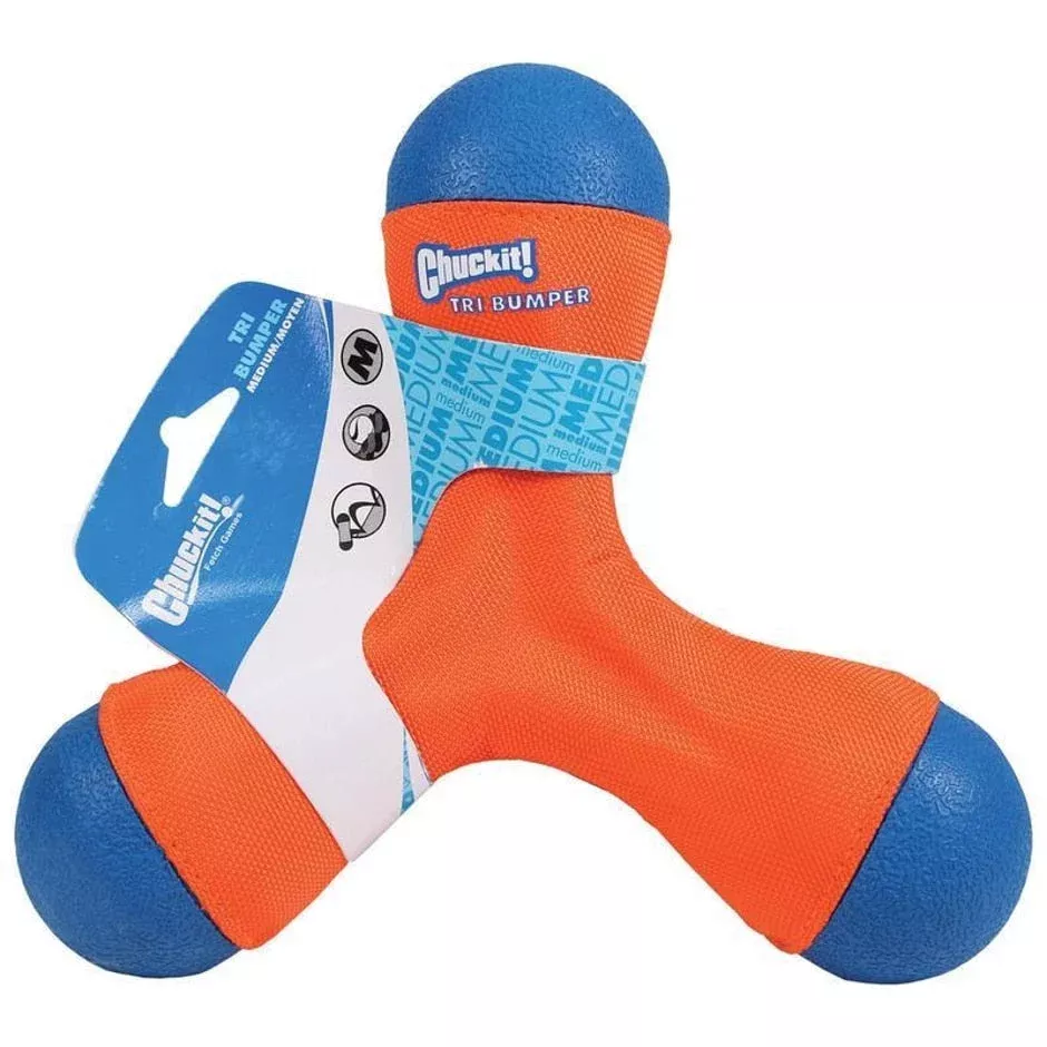 chuckit-amphibious-tri-bumper-fetch-toy Chuckit! Amphibious Tri-Bumper Fetch Toy