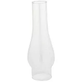 Clear Glass Chimney, 10-In.