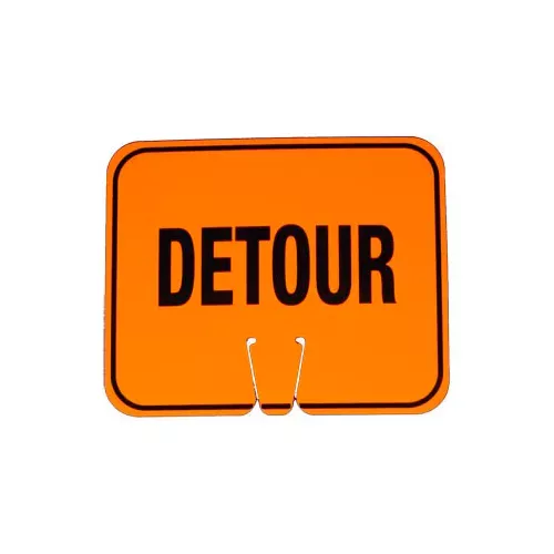 cone-sign-detour Cone Sign - Detour