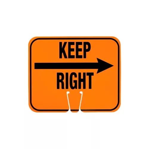 cone-sign-keep-right Cone Sign - Keep Right