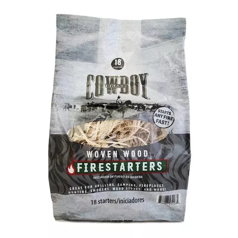 Cowboy Woven Wood Firestarters