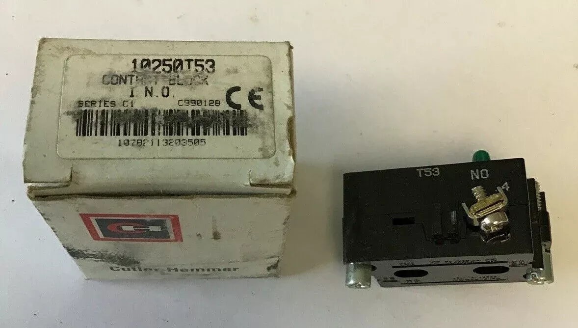 cutler-hammer-10250t53-contact-block-ser-c1 CUTLER HAMMER 10250T53 CONTACT BLOCK SER.C1