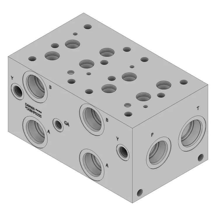 daman-dd08hp025s-hydraulic-manifold Daman | DD08HP025S | Hydraulic Manifold