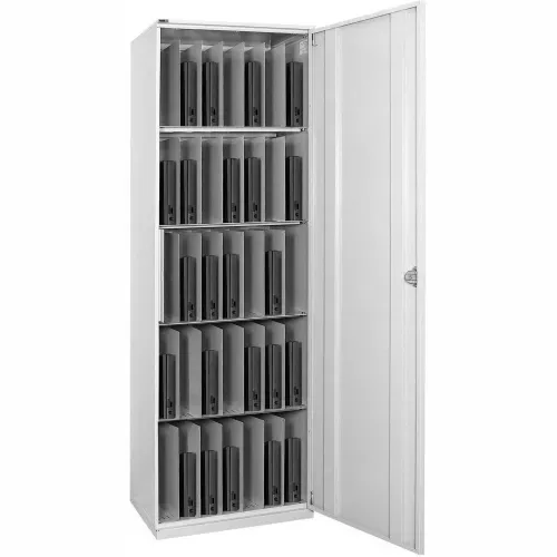 datum-laptop-tower-storage-locker-with-right-hinged-door-light-gray Datum LapTop Tower Storage Locker with Right-Hinged Door, Light Gray