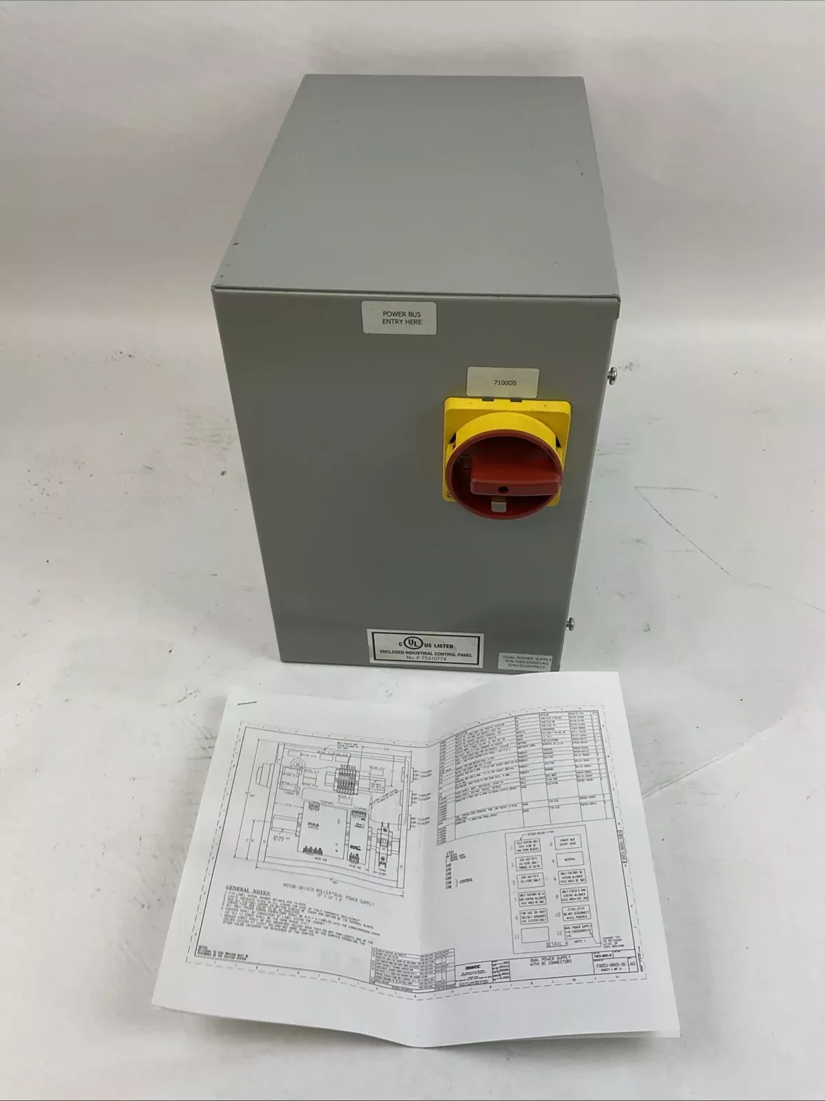 DEMATIC F005300051AG DUAL POWER SUPPLY