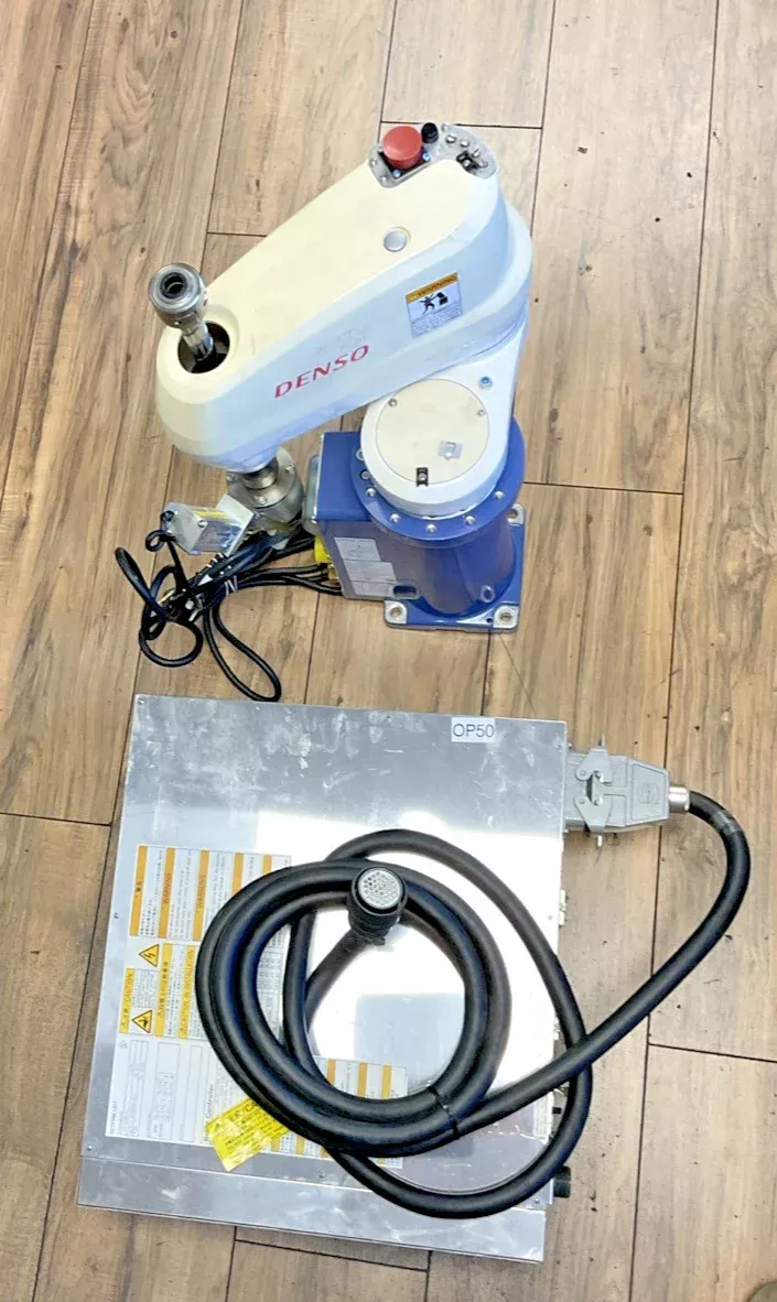 denso-hs-45352m-industrial-robot-arm-w-denso-rc7m-hsg4ba-cp-3-robot-controller DENSO HS-45352M INDUSTRIAL ROBOT ARM W/ DENSO RC7M-HSG4BA-CP-3 ROBOT CONTROLLER