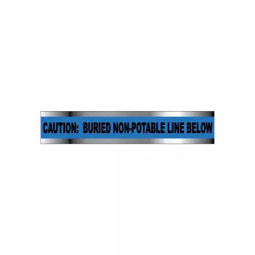 Detectable Underground Warning Tape - Caution Buried Non-Potable Line - 6"W