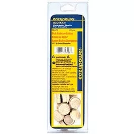 Dowel Plug, Mushroom, 1/2-In., 20-Pk.