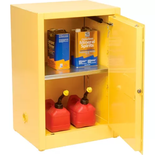 eagle-compact-flammable-cabinet-self-close-door-12-gallon Eagle Compact Flammable Cabinet - Self Close Door 12 Gallon