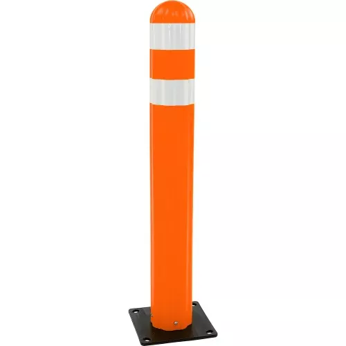 eagle-poly-guide-post-delineator-42-x-5-75-dia-orange Eagle Poly Guide Post Delineator 42" x 5.75" Dia Orange