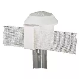 electric-fence-t-post-safety-cap-white-10-pk Electric Fence T-Post Safety Cap, White, 10-Pk.