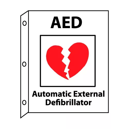 Facility Flange Sign - AED