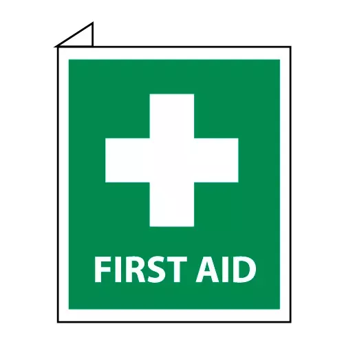 facility-flange-sign-first-aid Facility Flange Sign - First Aid