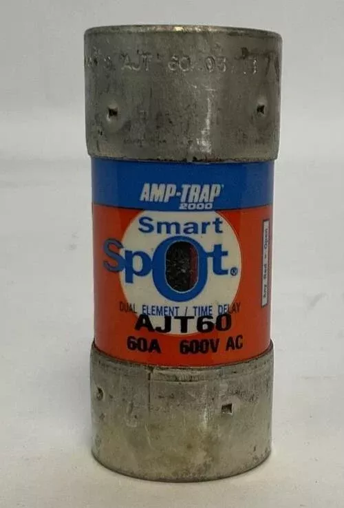 ferraz-shawmut-ajt60-smart-spot-amp-trap-2000-60a-600vac-dual-element-time-delay FERRAZ SHAWMUT AJT60 SMART SPOT AMP-TRAP 2000 60A 600VAC DUAL ELEMENT TIME DELAY